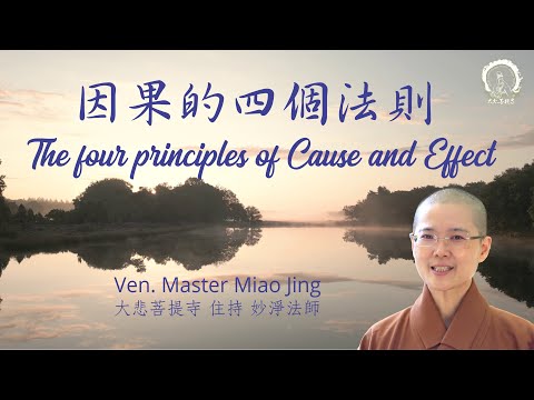 如何改造命運 | 創造幸福人生的方法 | 因果法則 | 妙淨法師 | 4 Theories that Create Your Own Fortune | Ven. Master Miao Jing