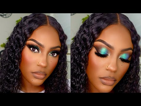 FLAWLESS FULL GLAM MAKEUP TUTORIAL #beginnerfriendly #darkskin #brownskin #woc