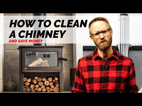 How To Clean A Chimney on a Wood Stove and Save $100s