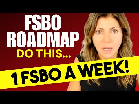 NEW Realtors!!! DO THIS…How To Get 1 FSBO Listing A Week