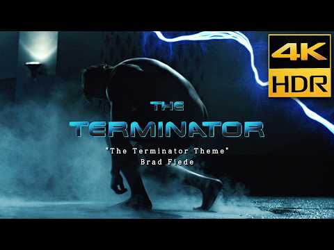 The Terminator (1984) • "Terminator Theme" Brad Fiedel • 4K HDR & HQ Sound