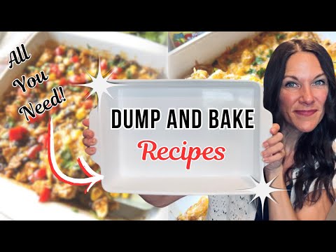 DUMP AND GO RECIPES ON REPEAT! NO MIXING BOWLS| 4 EASY CASSEROLES