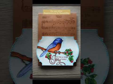 Seasons greetings Christmas theme watercolor cards at Happymomentzz.in