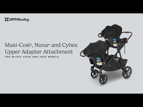 Maxi-Cosi®, Nuna®, and Cybex Upper Adapter Attachment to UPPAbaby Vista V3 with UPPAbaby RumbleSeat