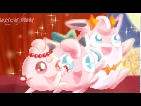 【Speedpaint #4】Igglybuff, Jigglypuff and Wigglytuff Concert!