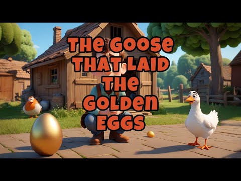 The Goose that Laid the Golden Eggs | Aesop's Fables | 伊索寓言 | 下金蛋的鵝 | イソップ寓話 | 金の卵を産んだガチョウ