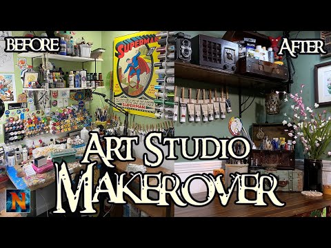 Giving my art studio a makeover