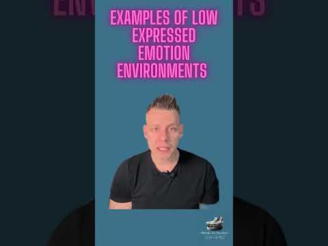 Examples of Low Expressed Emotion Environments  #psychiatrist #mentalillnesstreatment