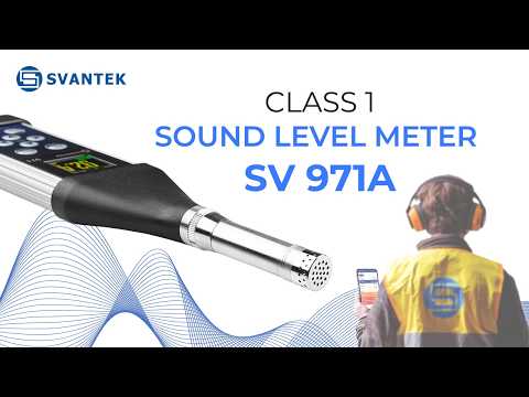 Class 1 Sound Level Meter | SV 971A | SVANTEK