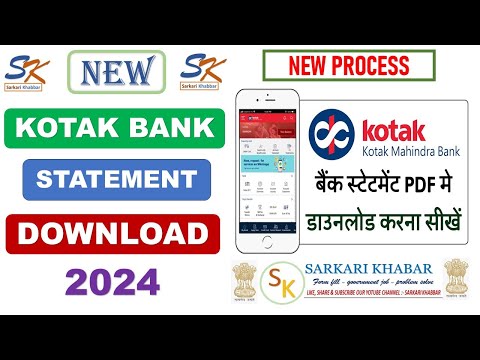 kotak mahindra bank account statement kaise download kare | How to downlaod kotak bank statement