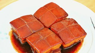 著名東坡肉做法～肥而不膩，入口即化，讚讚讚！【美食天堂】家常料理食譜 一學就會