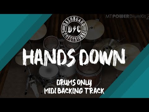 Dashboard Confessional - Hands Down | Drums Only MIDI Backing Track