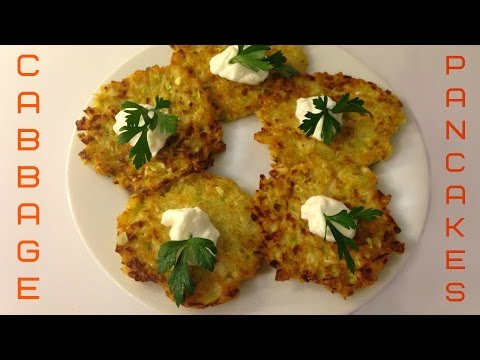 Vegetarian Yummy Cabbage Pancakes / Cabbage Fritters | Vegetarian recipes