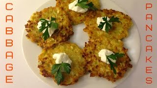 Vegetarian Yummy Cabbage Pancakes / Cabbage Fritters | Vegetarian recipes