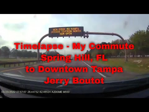 Timelapse - My Commute to Downtown Tampa