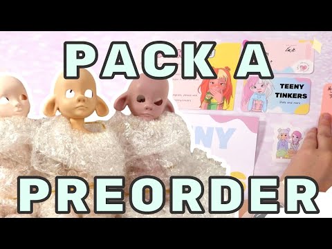 How I Pack and Shipping a Ball Jointed Doll Preorder