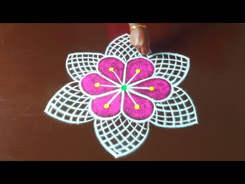 5*3 dots kaarthigai vilakku kolam 🪷 rangoli designs 🪷 thipkiyanchi rangoli🪷 small muggulu