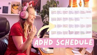 The ADHD Organizational/Schedule Hack You NEED! 🗓️🌿