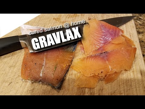 cured salmon recipe at home - How to make Gravlax #recipe