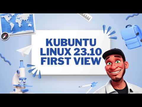 Kubuntu Linux 23.10 Mantic Minotaur First View | Part 1 - Linux Techno