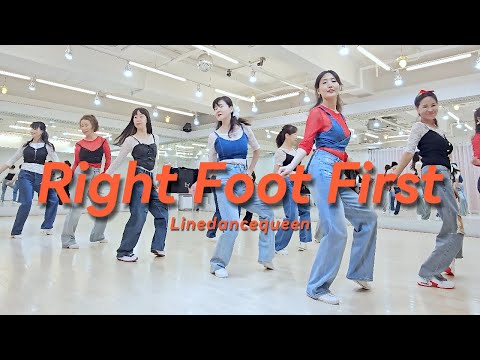 Right Foot First Line Dance l Improver l 라이트 풋 퍼스트 라인댄스 l Linedancequeen l Junghye Yoon