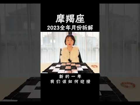 摩羯座2023年注意事项及月份拆解 #十二星座  #星座运势  #摩羯座