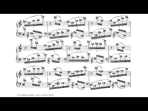 Nikolai Roslavets - 3 Etudes (1914) [Score-Video]