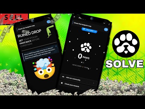 PAWS TOKEN PROBLEM SOLUTION ✅ PAWS NOT WORKING SOLVE🛑 CLAIM YOUR PAWS🚨