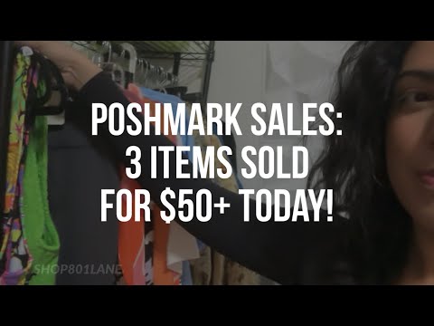 Poshmark Sales: 3 Items Sold for $50+ Today!