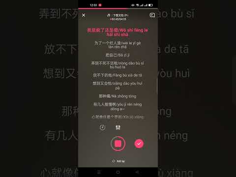 Buông không được, nghĩ lại sợ 放不下想又怕 (Pinyin) karaoke AZ珍珍