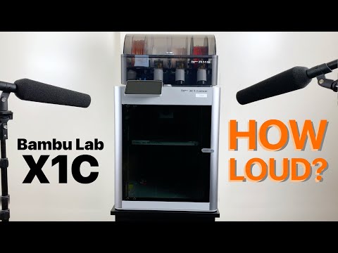 How loud is the Bambu Lab X1C?