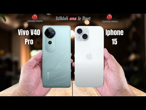 Vivo V40 Pro vs Iphone 15  Full comparison ⚡Which one is Best