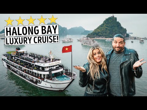 5-Star Luxury Cruise in Halong Bay, Vietnam | FULL EXPERIENCE (3 Days, 2 Nights)