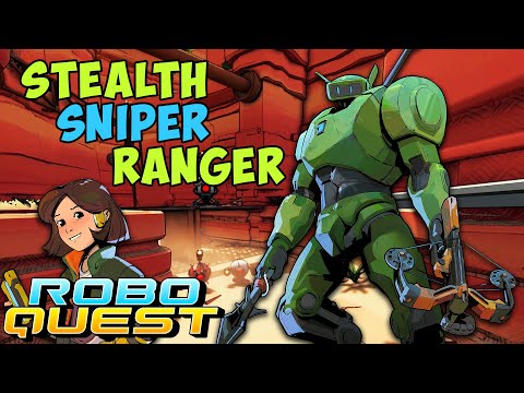 Roboquest - Stealth Sniper Ranger - NO WHERE IS SAFE!