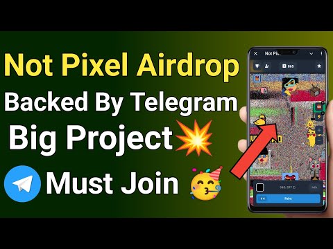 Not Pixel telegram Airdrop || Not Pixel Airdrop || Not Pixel Airdrop new update