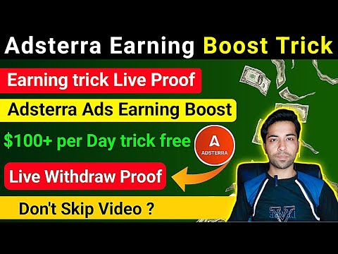 Adsterra Earning Tricks Boost Revenue 2023 | OMG $408 CPM on Adsterra  | Free Traffic Method