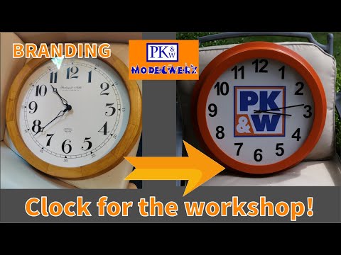 Freelance Model Railroad clock!