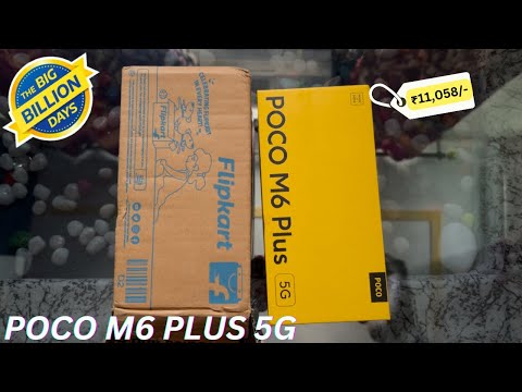 Poco M6 Plus 5G - Flipkart Big Billion Days Sale Unit l Unboxing & Details