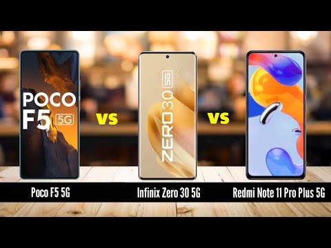 Top 3 5G Smartphones Battle: Poco F5 5G vs Infinix Zero 30 5G vs Redmi Note 11 Pro Plus 5G