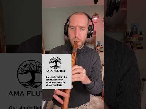 Live concert snippet - with our AMA single flute key of A #flute #soothingsounds #meditation #calm