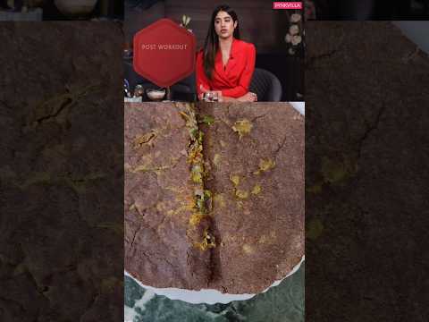 Janhvi kapoor's healthy ragi sweet potato paratha recipe | janhvi's pist workout meal #fyppp #janhvi