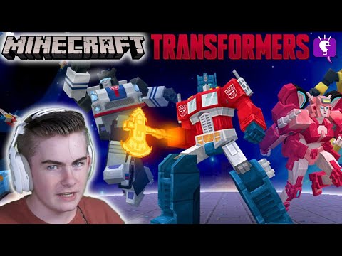 Save Optimus Prime with Minecraft Transformers on HobbyFamilyTV