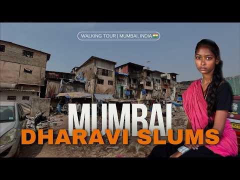 World's Largest Slums: Dharavi Mumbai India | Walking Tour