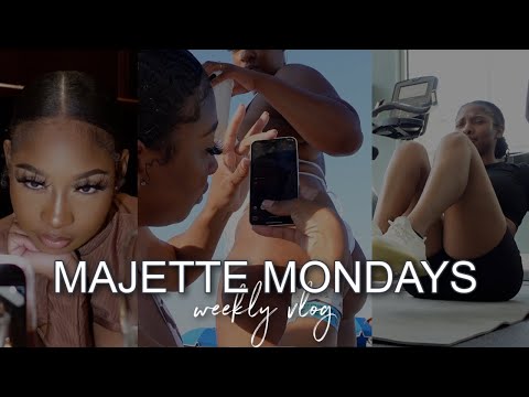 1st gym session in years, date night w/ my girls, super lit beach day | MAJETTE MONDAYS