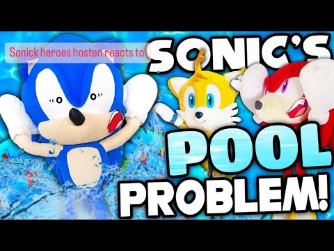 Sonick Heroes Hosten reacts to Sonic and friends Sonic’s pool problem