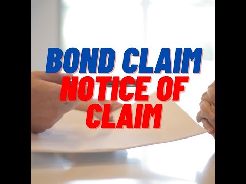 Suit101: Bond Claim Notice of Claim (Preview)