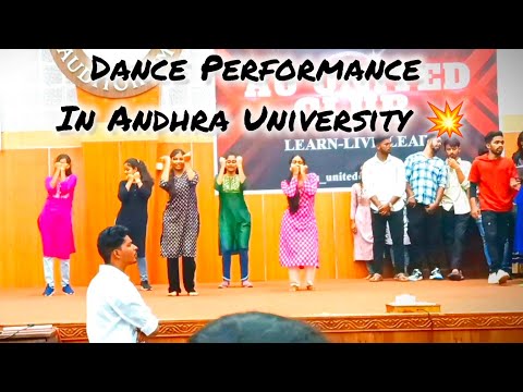 Dance Performance in AUCE for the Program *Welcome to Freshers* Conducted by AU United Club 💥💥💥