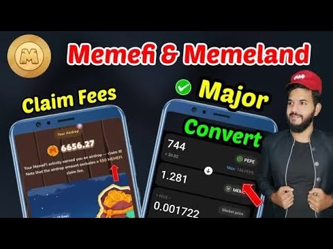 Memefi Claim fees & memeland $MEMES Convert ｜ Major ByBit listing task ｜ Memefi Listing and TGE