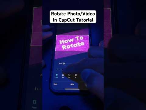 How to Rotate Photo and Video in CapCut Tutorial