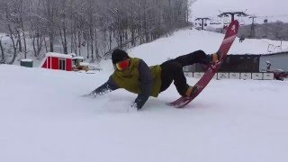 2016 HAKUBA47 ラマ 平間和徳　フリーラン カービングターン SNOWBOARD FREE RIDING グラトリ